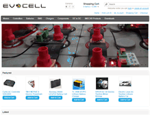 Tablet Screenshot of ev-cell.com